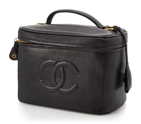 chanel vanity leather handbag|used Chanel vanity bags.